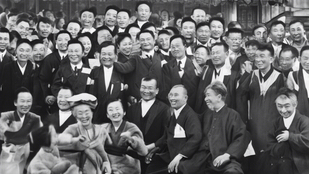 Shanghai Event: Historical Perspectives - a historical photo of the Shanghai Event, capturing the significant moments and people involved in this historica