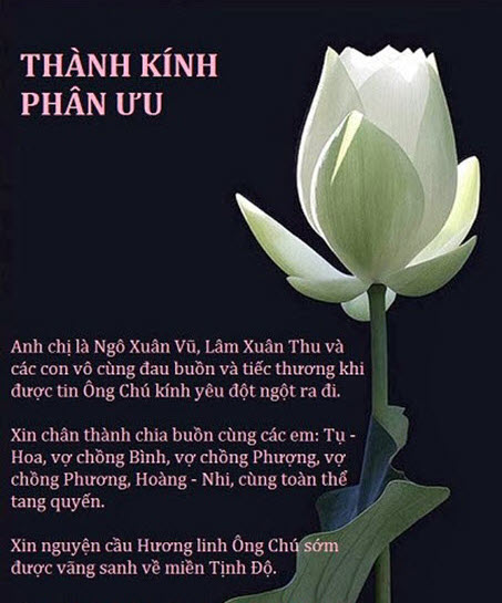 Hình ảnh cảm ơn sau khi nhà có đám ma